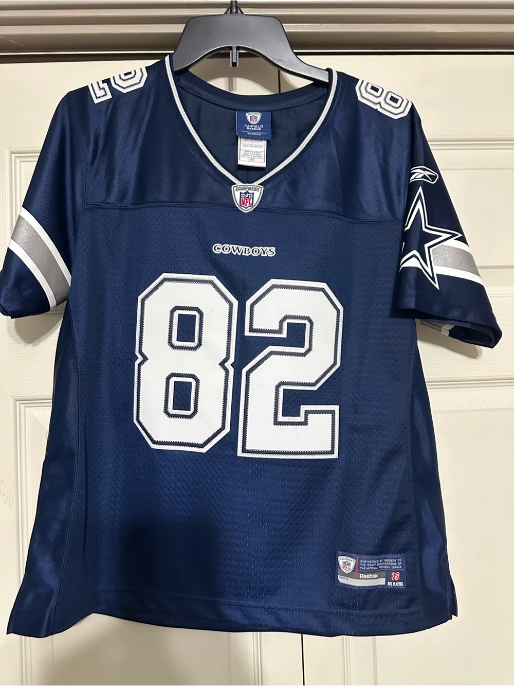 Reebok Dallas Cowboys Navy #82 Women’s Jersey